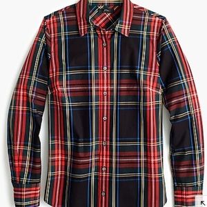 J. Crew Perfect Tartan Buttondown 2